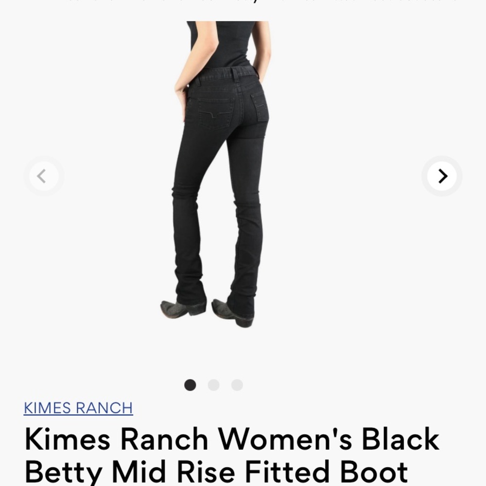 Kimes Womens Black Betty 16w, 38l